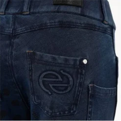 Discount Pantalon Eevolv Florence Blue Denim Enfant Tenue D'Équitation Enfant·Pantalons Enfant