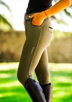 Best Pantalon Fizz hiver kaki - - Tissu stretch Femme Tenue D'Équitation Femme·Pantalons Femme