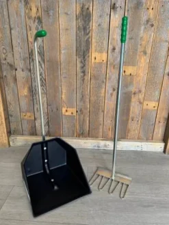 Outlet Pelle et râteau à crottins sellerie - Ultra résistant Entretien De L'Écurie·Ramasse Crottins