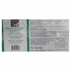 Pierre de sel Himalaya - - Naturelle et riche en minéraux Bloc À Lécher / Pierre À Sel