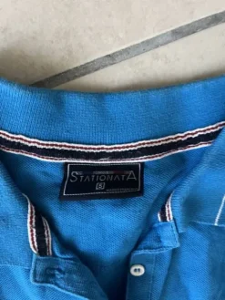 Outlet Polo bleu turquoise stationata Femme Tenue D'Équitation Femme·Polos Et Chemises