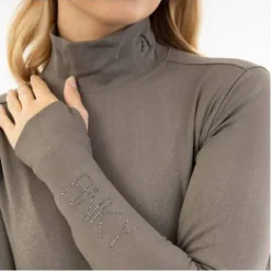 Hot Polo col haut AW25 - - Respirant et stretch Femme Tenue D'Équitation Femme·Polos Et Chemises