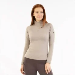 Hot Polo col haut AW25 - - Respirant et stretch Femme Tenue D'Équitation Femme·Polos Et Chemises