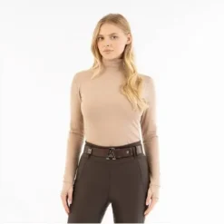 Hot Polo col haut AW25 - - Respirant et stretch Femme Tenue D'Équitation Femme·Polos Et Chemises