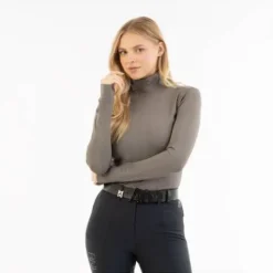 Hot Polo col haut AW25 - - Respirant et stretch Femme Tenue D'Équitation Femme·Polos Et Chemises