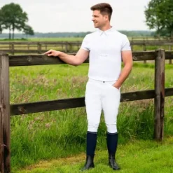 Hot Polo concours Berno homme - - tissu technique léger Homme Le Cavalier En Concours|L'Homme En Concours