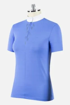 Polo concours dame MC Jersey - - Femme La Cavalière En Concours|La Femme En Concours