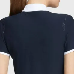 Sale Polo concours Leia Crystal manches courtes SS24 Femme La Cavalière En Concours|La Femme En Concours