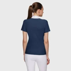 Best Polo Concours Manches Courtes Julia Spring Flower SS25 Femme La Cavalière En Concours|La Femme En Concours