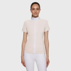 Best Polo Concours Manches Courtes Julia Spring Flower SS25 Femme La Cavalière En Concours|La Femme En Concours