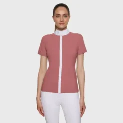 Best Polo Concours Manches Courtes Julia Spring Flower SS25 Femme La Cavalière En Concours|La Femme En Concours