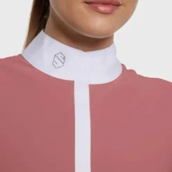 Best Polo Concours Manches Courtes Julia Spring Flower SS25 Femme La Cavalière En Concours|La Femme En Concours