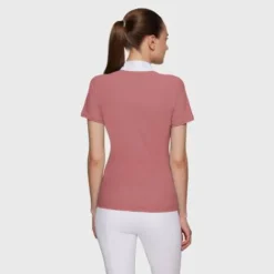 Best Polo Concours Manches Courtes Julia Spring Flower SS25 Femme La Cavalière En Concours|La Femme En Concours