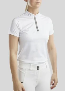 Sale Polo concours manches courtes Mogloria Femme La Cavalière En Concours|La Femme En Concours