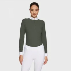 Outlet Polo concours manches longues Aloise AW24 Femme La Cavalière En Concours|La Femme En Concours