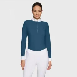 Outlet Polo concours manches longues Aloise AW24 Femme La Cavalière En Concours|La Femme En Concours