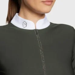 Outlet Polo concours manches longues Aloise AW24 Femme La Cavalière En Concours|La Femme En Concours