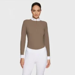 Outlet Polo concours manches longues Aloise AW24 Femme La Cavalière En Concours|La Femme En Concours