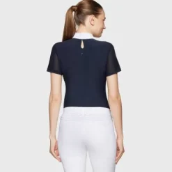 Clearance Polo de concours Apolline Premium FW25 - - Cristaux Swarovskis Femme La Cavalière En Concours|La Femme En Concours