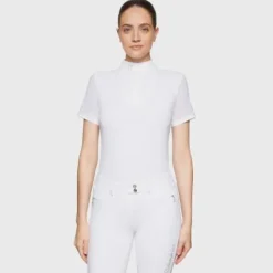 Clearance Polo de concours Apolline Premium FW25 - - Cristaux Swarovskis Femme La Cavalière En Concours|La Femme En Concours