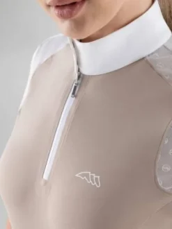 Outlet Polo de concours CALID manches courtes - - Confort et élégance Femme La Cavalière En Concours|La Femme En Concours