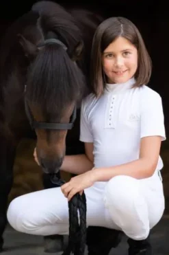 Best Polo de concours enfant ILOVE CRYSTAL - - Manches courtes Enfant Les Jeunes En Concours|Les Enfants En Concours