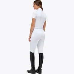 Discount Polo de concours Jersey S/S Pleated Bib  - Femme La Cavalière En Concours|La Femme En Concours