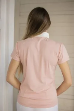 Hot Polo de concours Las Honey - - manches courtes Femme La Cavalière En Concours|La Femme En Concours