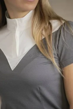 Hot Polo de concours Las Honey - - manches courtes Femme La Cavalière En Concours|La Femme En Concours