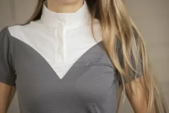 Hot Polo de concours Las Honey - - manches courtes Femme La Cavalière En Concours|La Femme En Concours