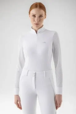 Hot Polo de concours manches longues Golig - Femme La Cavalière En Concours|La Femme En Concours