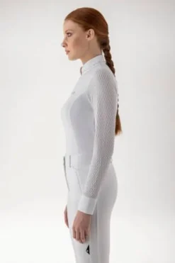 Hot Polo de concours manches longues Golig - Femme La Cavalière En Concours|La Femme En Concours