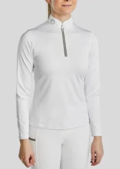 Best Polo de concours manches longues Mogaia - - Gun Metal Femme La Cavalière En Concours|La Femme En Concours