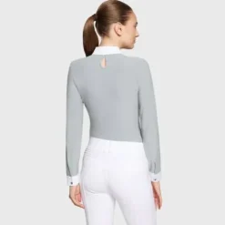 Best Polo de concours manches longues Aloise FW25 - - Tissu respirant Femme La Cavalière En Concours|La Femme En Concours