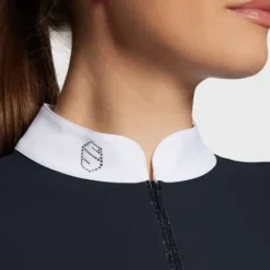 Best Polo de concours manches longues Aloise FW25 - - Tissu respirant Femme La Cavalière En Concours|La Femme En Concours