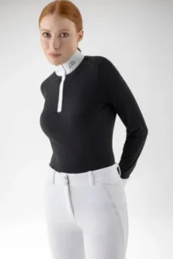 Sale Polo de concours manches longues Gavag - Femme La Cavalière En Concours|La Femme En Concours