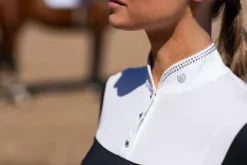 Polo de concours manches longues Revenew Black Edition - Femme La Cavalière En Concours|La Femme En Concours