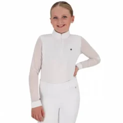 Hot Polo de concours manches longues junior Senah Enfant Les Jeunes En Concours|Les Enfants En Concours