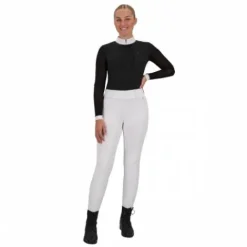 Polo de concours manches longues Senah - Tissu extensible Femme La Cavalière En Concours|La Femme En Concours