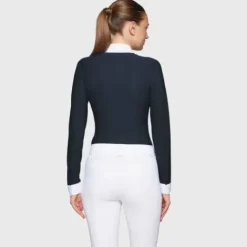 Hot Polo de concours manches longues Aline FW25 - Femme La Cavalière En Concours|La Femme En Concours