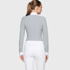 Hot Polo de concours manches longues Aline FW25 - Femme La Cavalière En Concours|La Femme En Concours