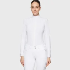 Hot Polo de concours manches longues Aline FW25 - Femme La Cavalière En Concours|La Femme En Concours