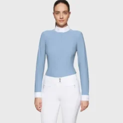 Hot Polo de concours manches longues Aline FW25 - Femme La Cavalière En Concours|La Femme En Concours