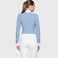 Hot Polo de concours manches longues Aline FW25 - Femme La Cavalière En Concours|La Femme En Concours