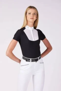 Sale Polo de concours manches courtes Skye - Femme La Cavalière En Concours|La Femme En Concours