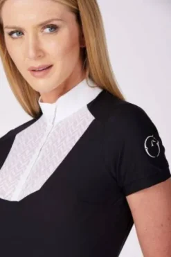 Sale Polo de concours manches courtes Skye - Femme La Cavalière En Concours|La Femme En Concours