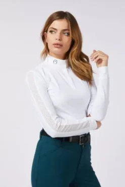 Clearance Polo de concours manches longues Graz - Femme La Cavalière En Concours|La Femme En Concours