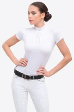Best Polo de concours MYSTIQUE - - Technique et léger Femme La Cavalière En Concours|La Femme En Concours