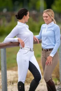 New Polo de concours PALAIS ROYAL - - Manches longues Femme La Cavalière En Concours|La Femme En Concours