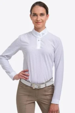 New Polo de concours PALAIS ROYAL - - Manches longues Femme La Cavalière En Concours|La Femme En Concours